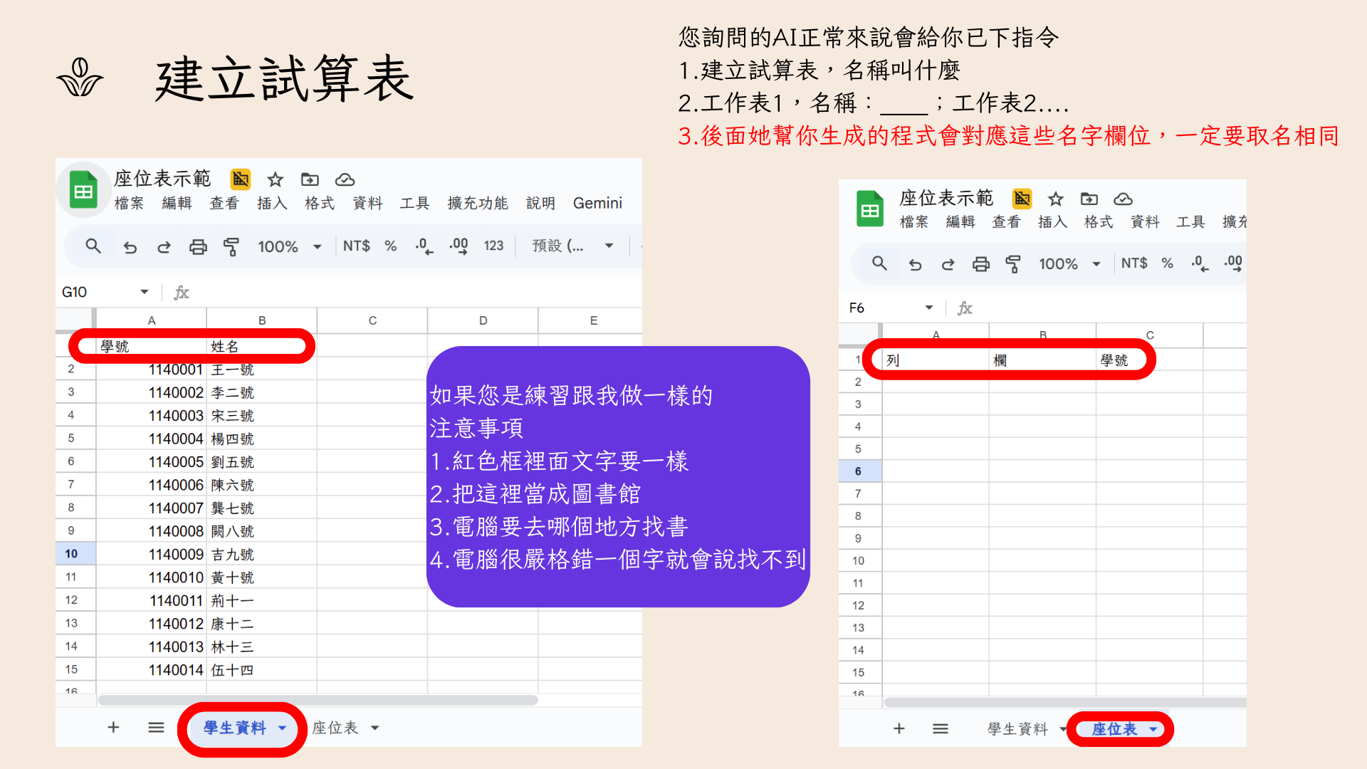 建立分頁示意